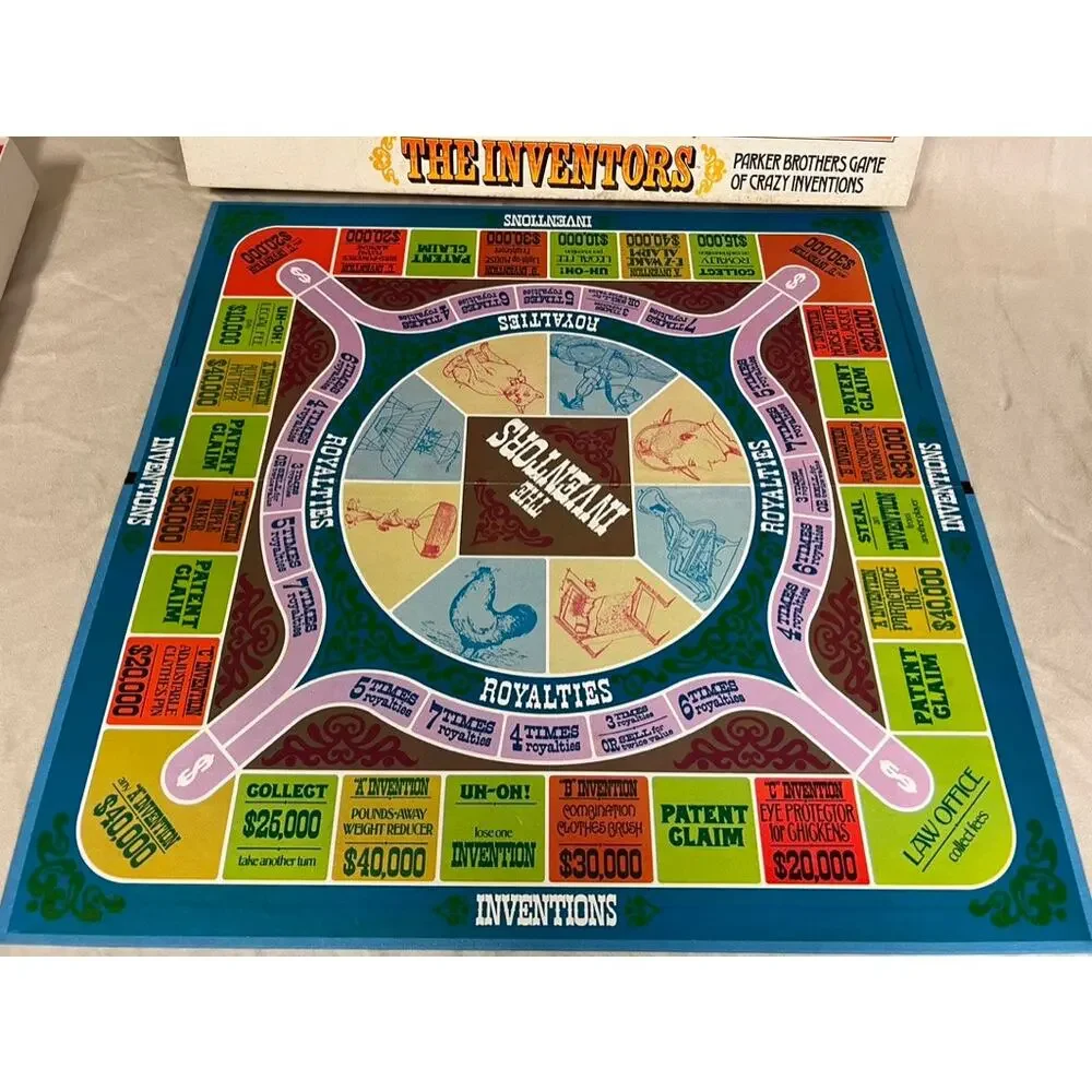 The Inventors Board Game 1974 Vintage
